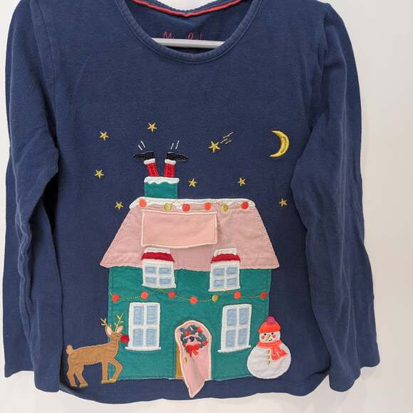 Mini Boden Lift the Flap Shirt Christmas